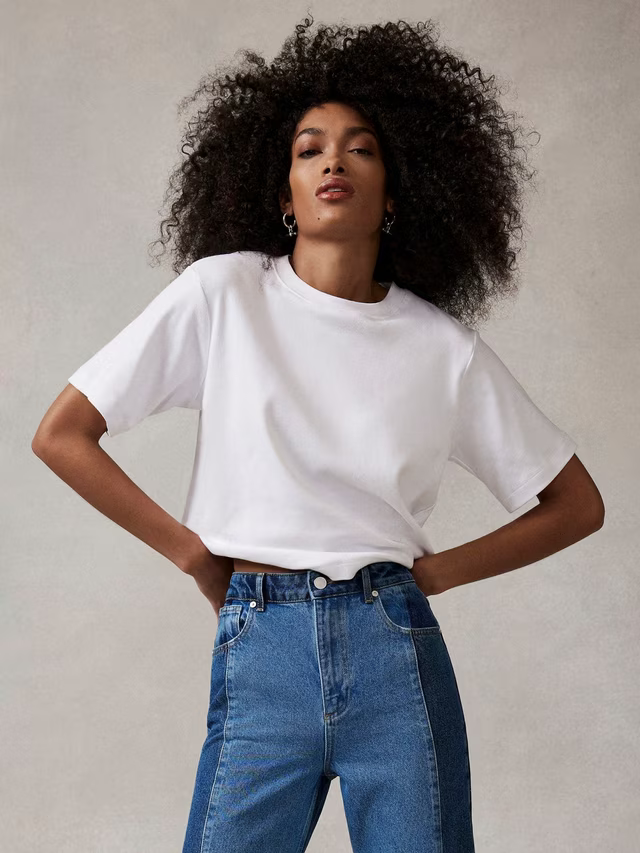 Mint Velvet Ultimate Cotton T-Shirt, White