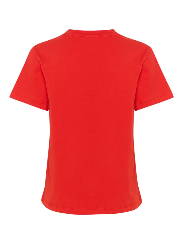 Soaked In Luxury Jina Short Sleeve T-Shirt, Goji Berry