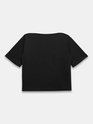 Mint Velvet Short Sleeve T-Shirt, Black