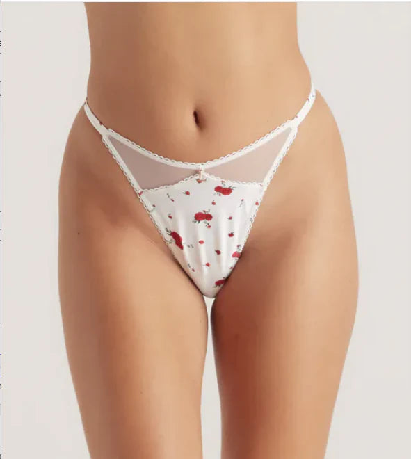 Rose Balcony Style Bra Set