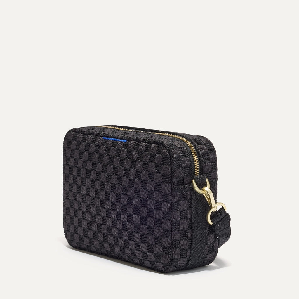 The Crossbody Camera Bag - Black Sand
