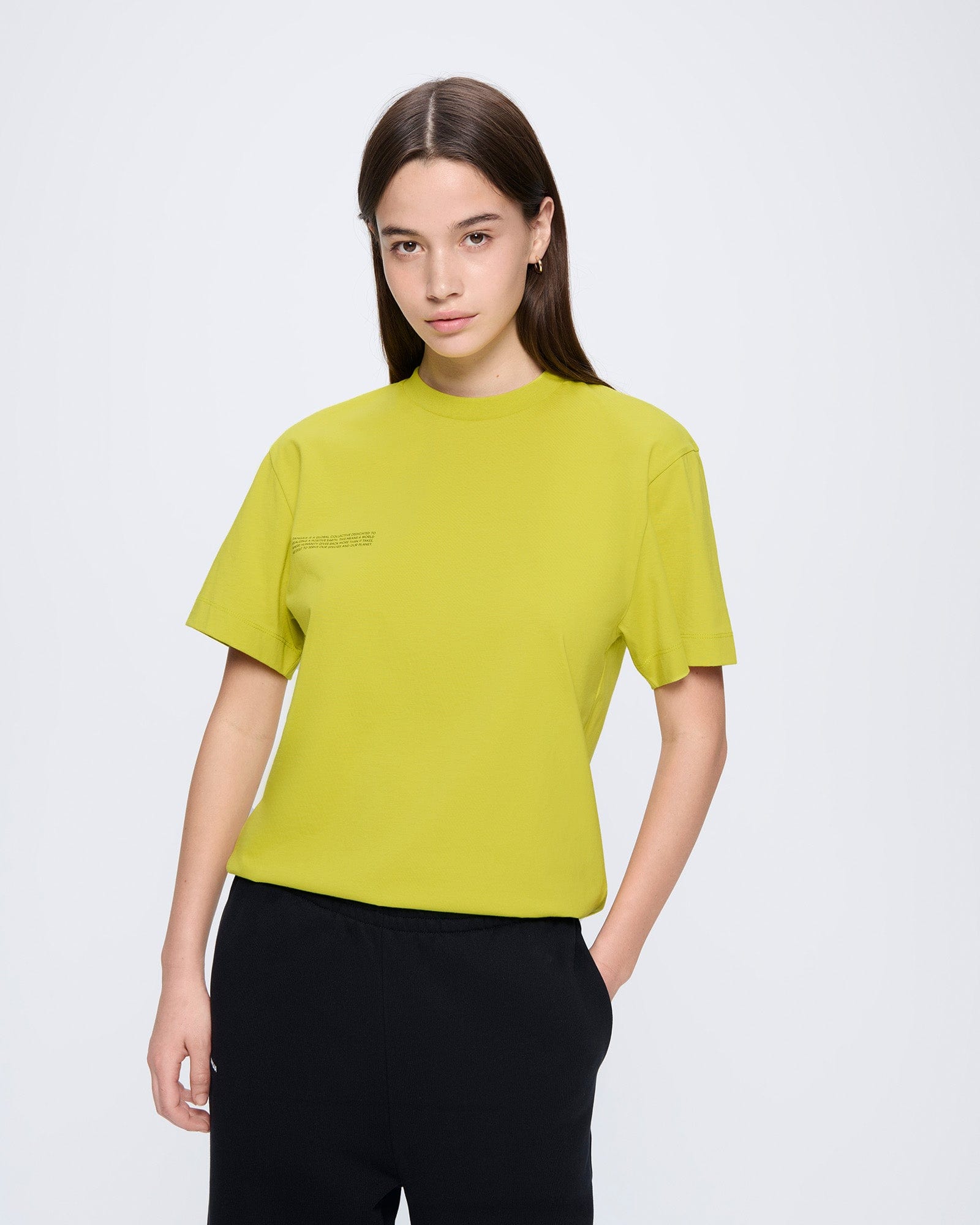 Womens 365 Midweight T-Shirt—Auroral Olive