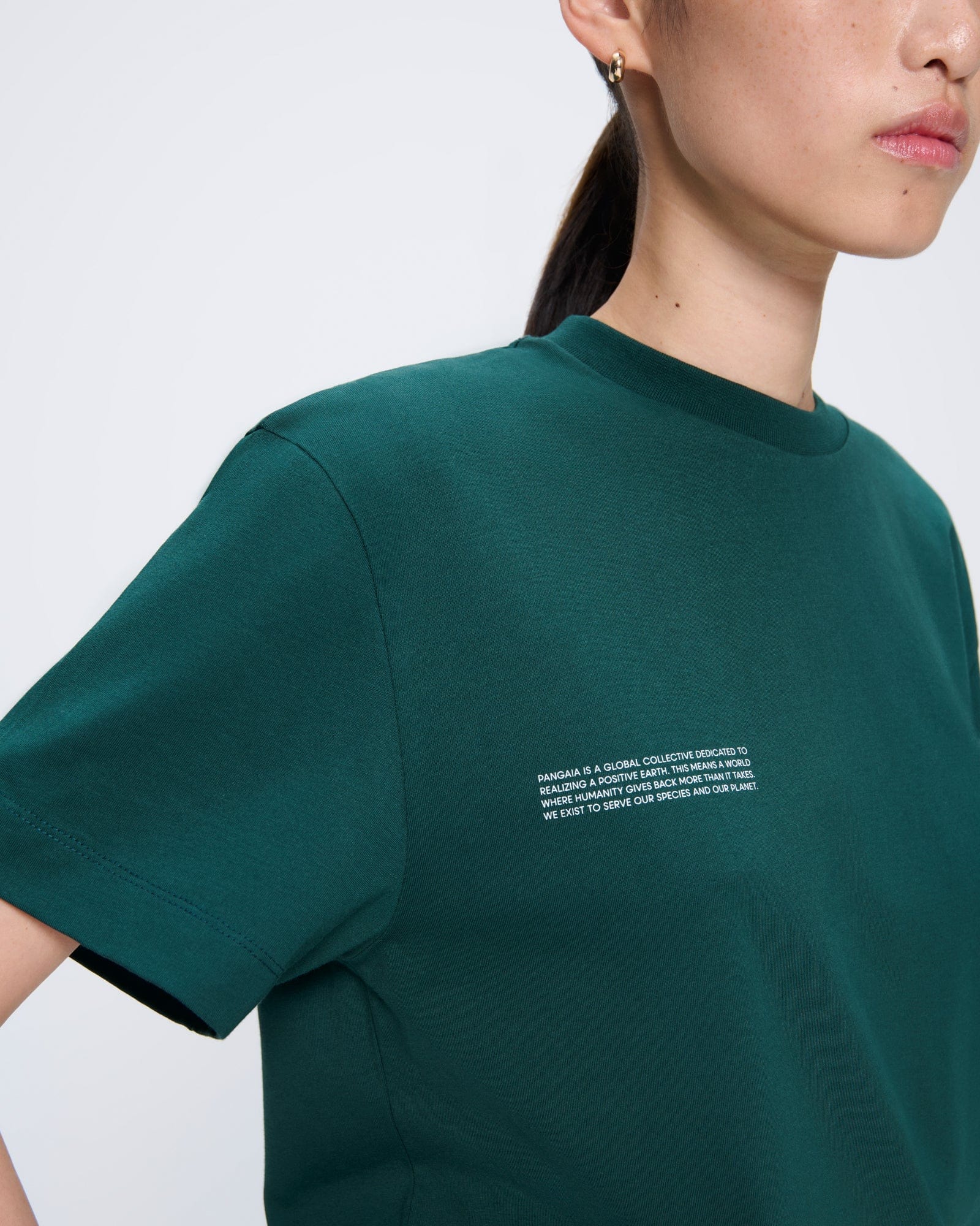 Womens 365 Midweight T-shirt—Foliage Green