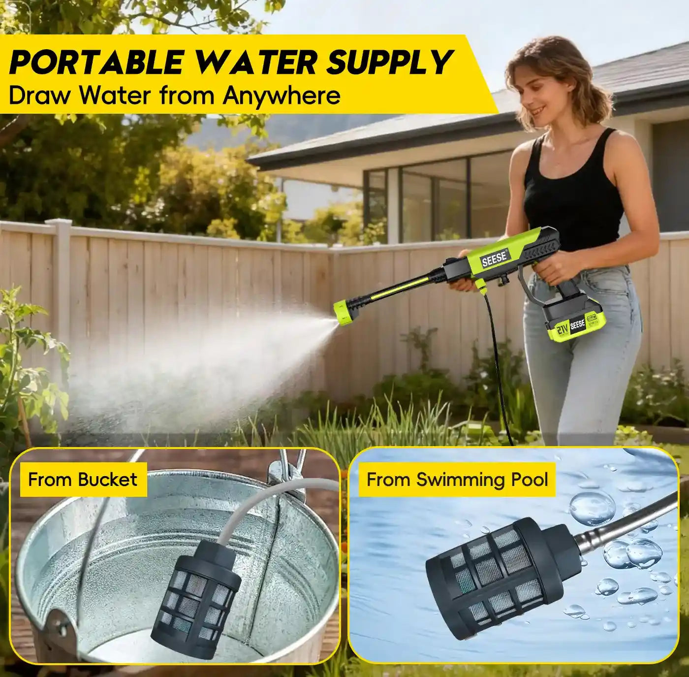 Go Anywhere, Clean Anything: Ultra-Powerful Cordless Pressure Washer