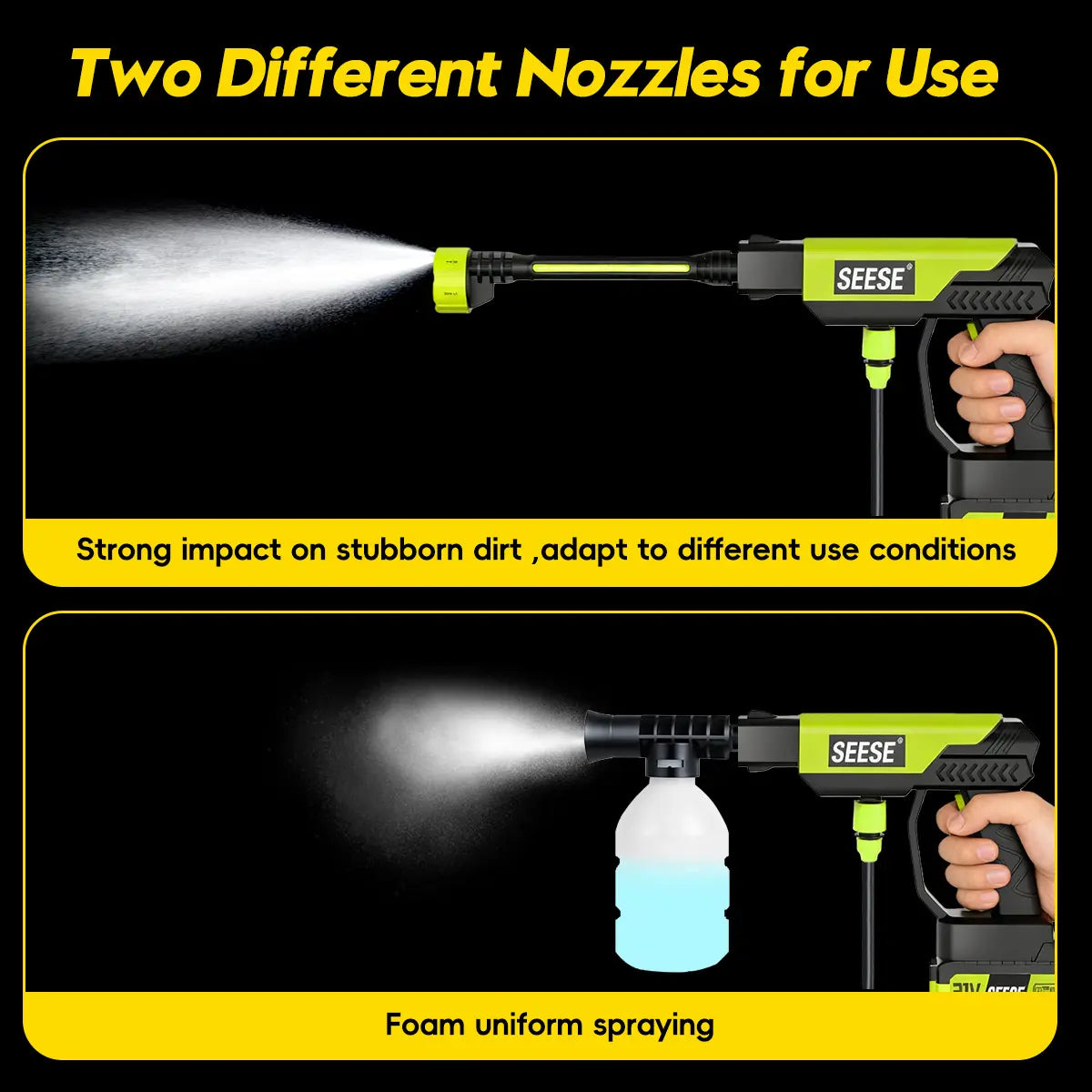 Go Anywhere, Clean Anything: Ultra-Powerful Cordless Pressure Washer