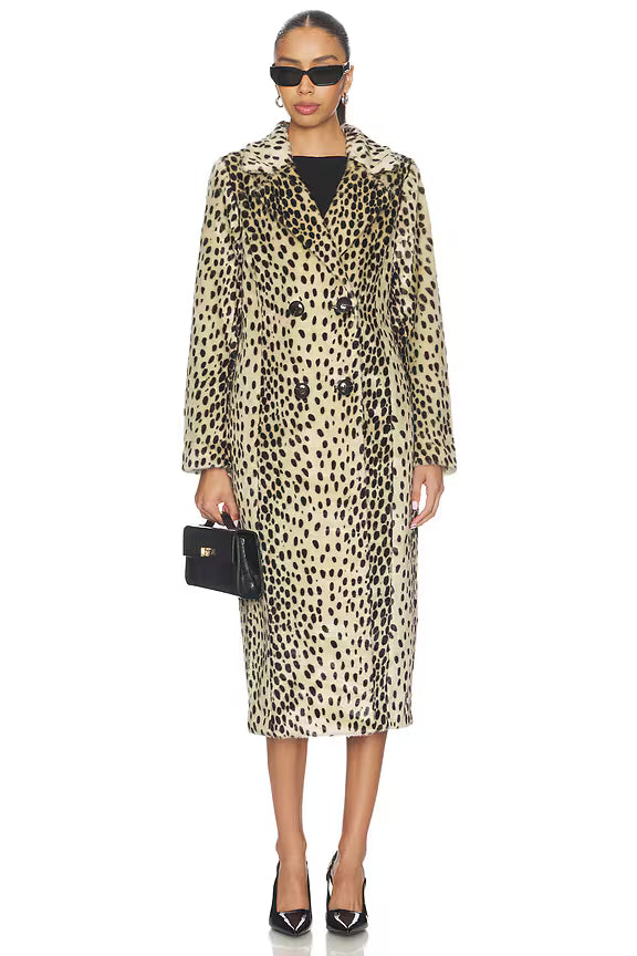 REVOLVE Perry Faux Fur Coat