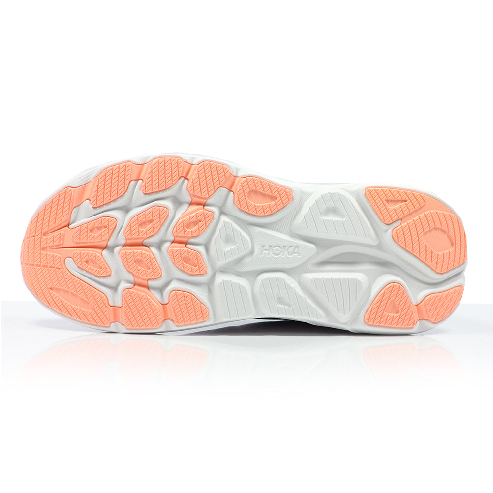 Hoka Clifton 10 Women's Running Shoe - Lilac Cream /Tangerine Glow