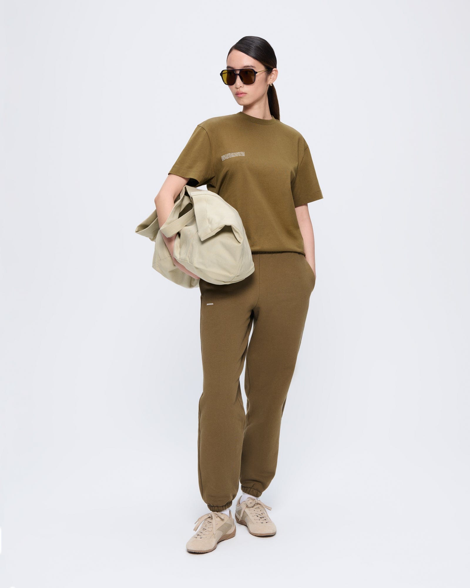 Womens 365 Midweight T-shirt—Soil Brown