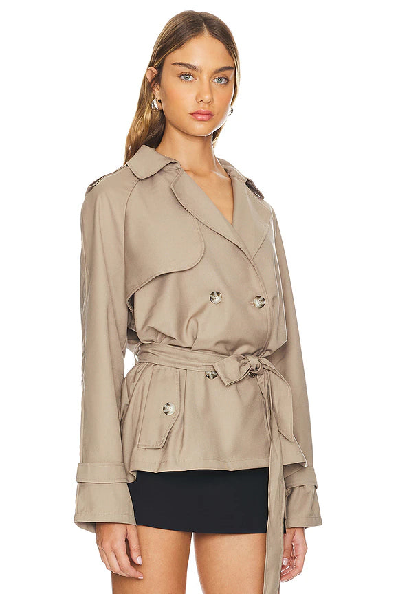 TRENCHEROUS Short Sleeve Coat