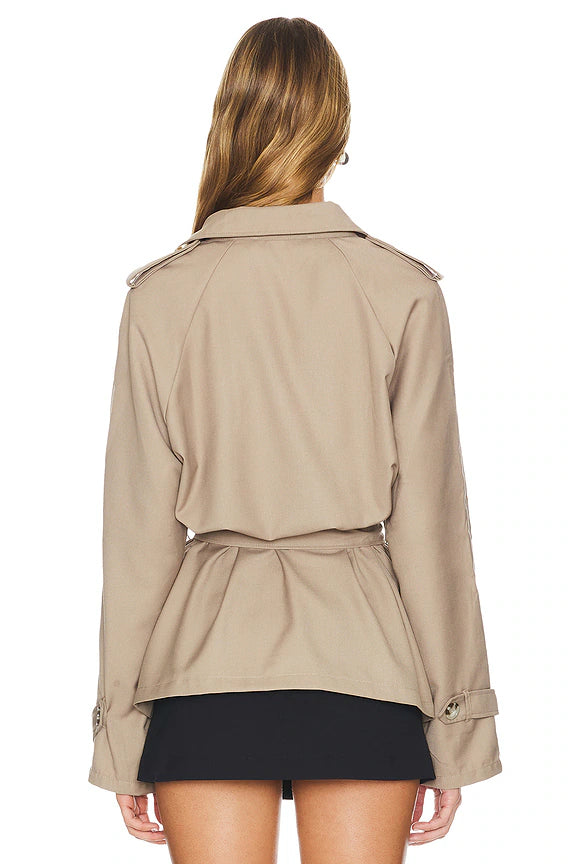 TRENCHEROUS Short Sleeve Coat