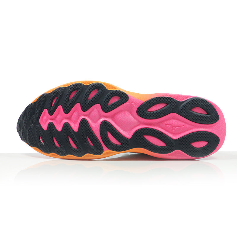Mizuno Wave Sky 9 Women's Running Shoe - White/Tangerine/Pink Tetra