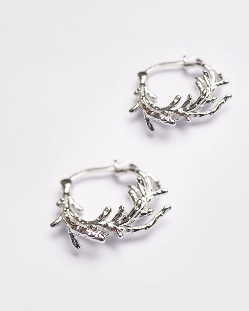 Ocean Coral Hoops
