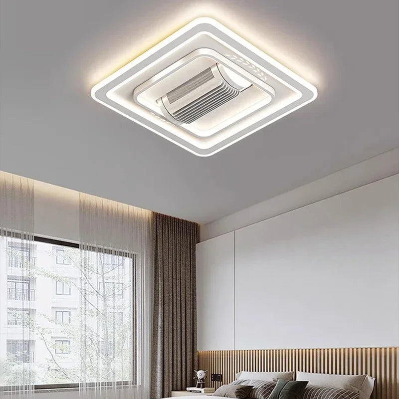 Bladeless Ceiling Fan with LED Light Combo