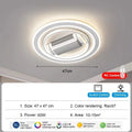 Bladeless Ceiling Fan with LED Light Combo