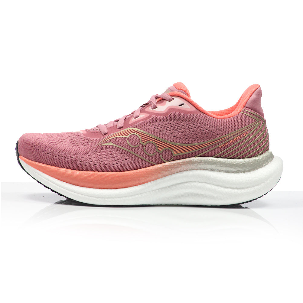 Saucony Triumph 23 Women's Running Shoe - Mauve/Black
