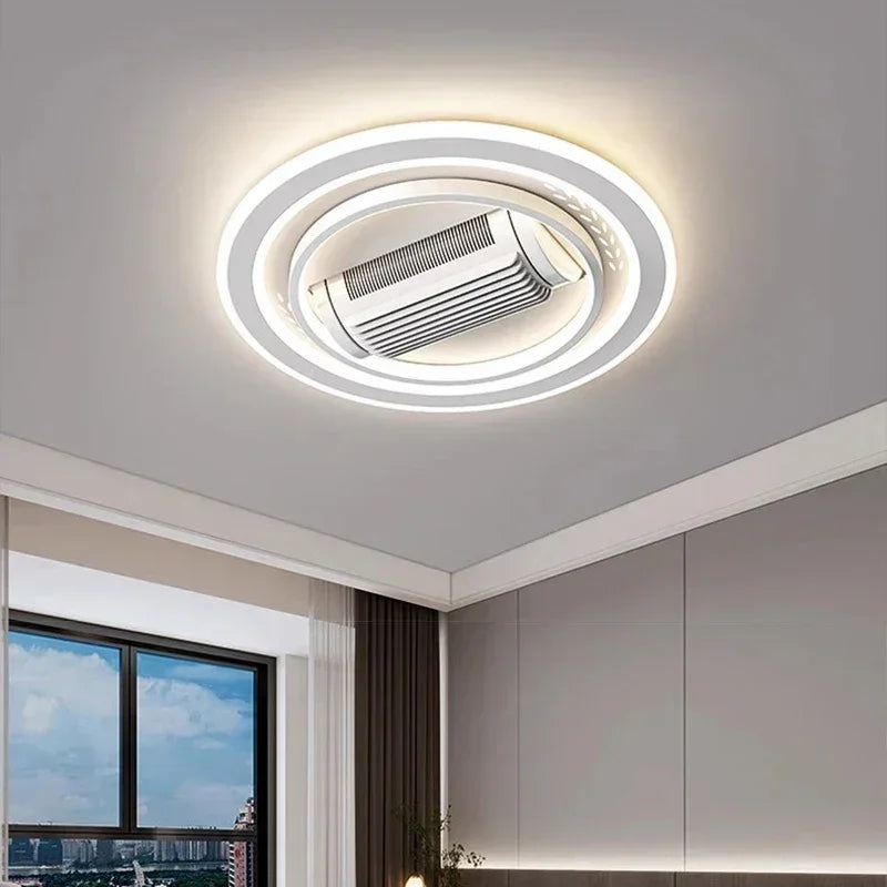 Bladeless Ceiling Fan with LED Light Combo