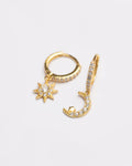 The Moon & Star Hoops
