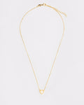 The Onyx Heart Twist Necklace - White Onyx