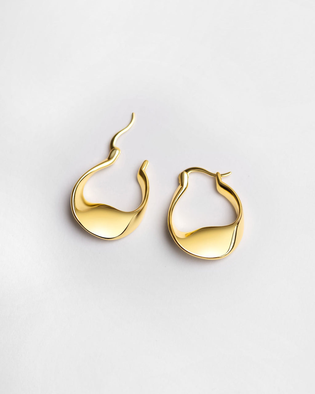 Twist Form Hoops