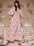 Cath Kidston Pink Paddington Blossom Print Milkmaid Dress