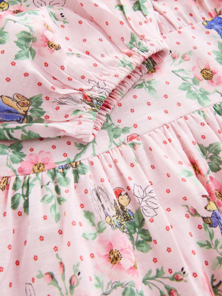 Cath Kidston Pink Paddington Blossom Print Milkmaid Dress