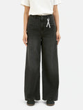 Smith & Soul Black Wide Leg Denim Trousers