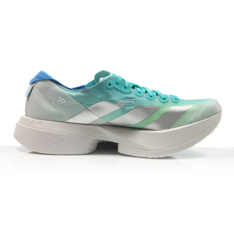 adidas Adizero Adios Pro 4 Women's Running Shoe - Hi-Res Aqua/Matte Silver/Grey One