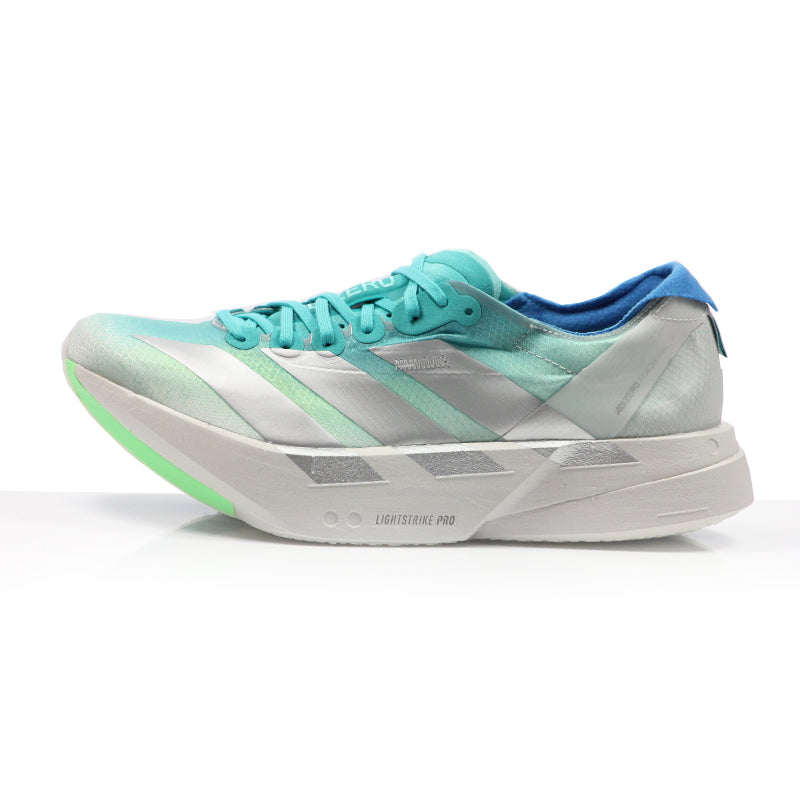 adidas Adizero Adios Pro 4 Women's Running Shoe - Hi-Res Aqua/Matte Silver/Grey One