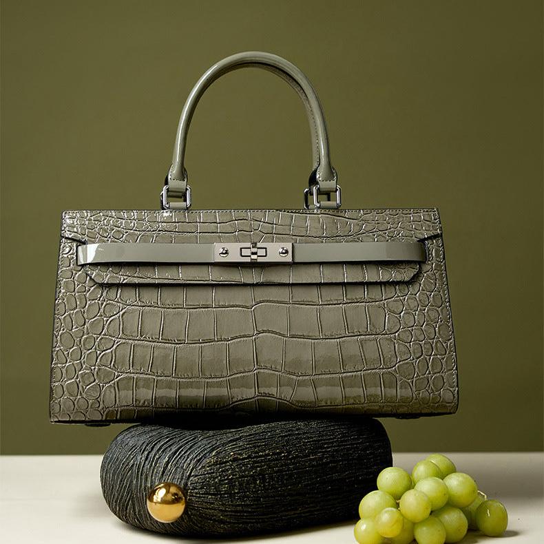 Chic Croc Pattern Tote Bag