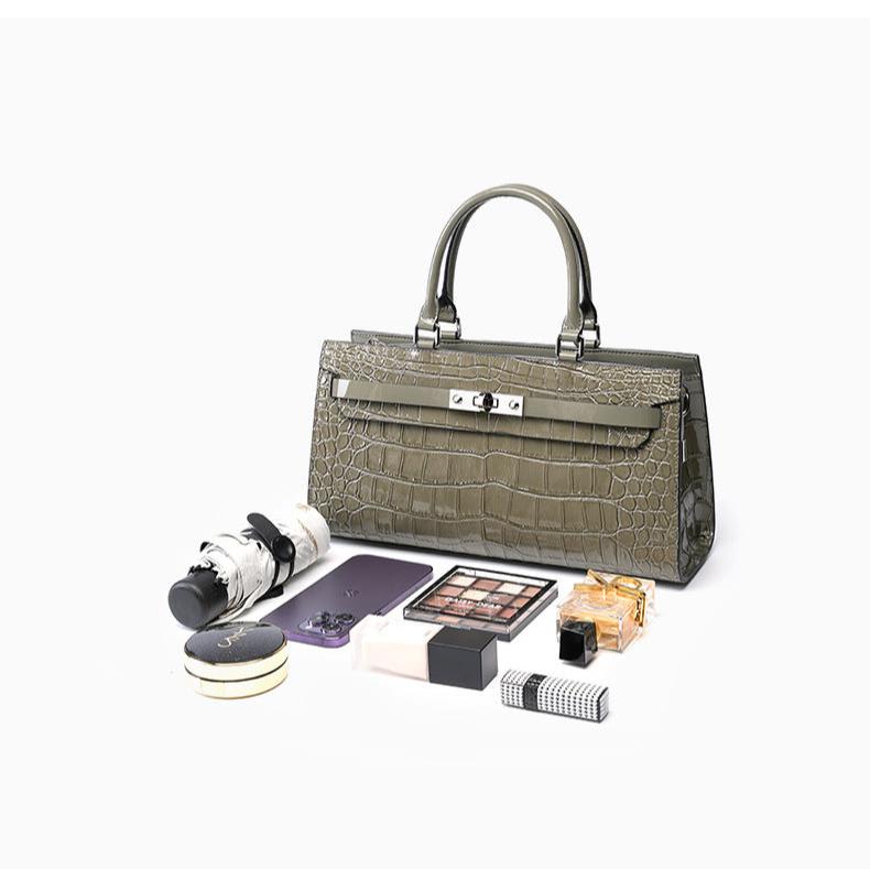 Chic Croc Pattern Tote Bag