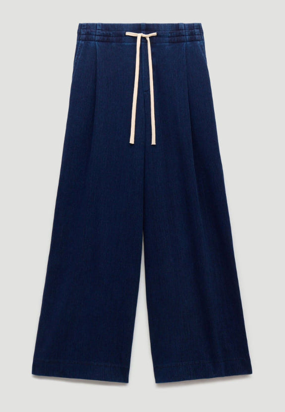 Hush Blue Taylor Jersey Denim Trousers